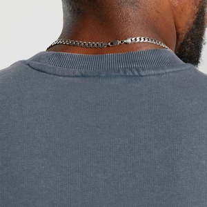 Camiseta de manga corta de peso pesado Vintage de gran tamaño con estampado de logotipo Terry de lavado ácido personalizada para hombre, camiseta de talla grande, diseño en blanco - Product Image 6