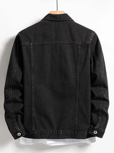 แจ็กเก็ตยีนส์สำหรับผู้ชายสำหรับใส่กลางแจ้งเสื้อแจ็กเก็ตยีนส์สไตล์กีฬาตามสั่ง - Product Image 2