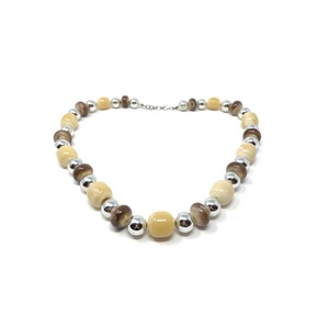 Collier en corne de buffle de Style classique de haute qualité pour filles femmes avec collier de bijoux de mode chrétien en ambre à vendre - Product Image 4