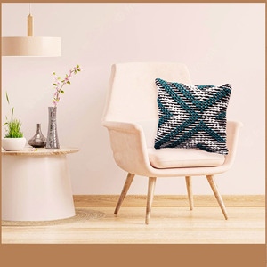 Exclusive Custom Square Shape Printed Trendy <b>Cushion</b> Covers Cotton Foam <b>Filling</b> for Hotels Manufactured Indian Manufacturers - Product Image 3