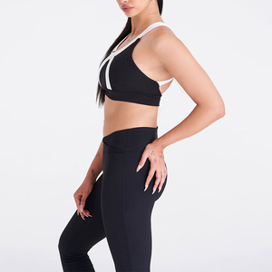 Conjunto Deportivo para Mujer con Sujetador Deportivo de Tirantes Cruzados y Pantalones de Yoga Acampanados, Transpirable, para Fitness, Running, Gimnasio y Entrenamiento, Venta al Por Mayor - Product Image 6