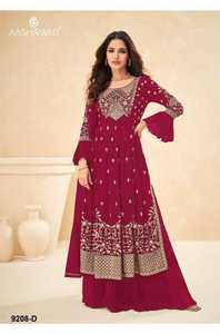 <span class=keywords><strong>GEORGETTE</strong></span> Thiết Kế Với Bộ Đồ Công Sở Thêu Với Giả Nặng - Product Image 4