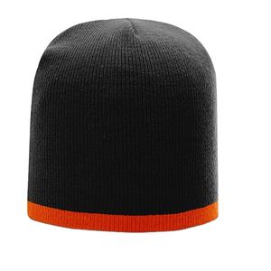 Nuevo Diseño Personalizado de Gorro de Invierno, Gorro de Punto Acrílico Térmico para Hombre, Cálido y Acogedor, Gorro de Punto de Dos Colores de Moda 2026 - Product Image 1