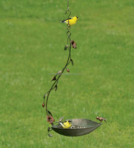 บ้านนกเคลือบผงสีดำทันสมัยในโลหะหนักเหมาะสำหรับสวนและบ้านการออกแบบที่เรียบง่ายราคาดีที่สุด - Product Image 3