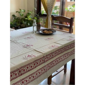 Good Quality Luxury Custom Made Waterproof Disposable 100% Cotton Table Cloths 6ft Trade Show Display Fitted Custom Print Throw - Product Image 4