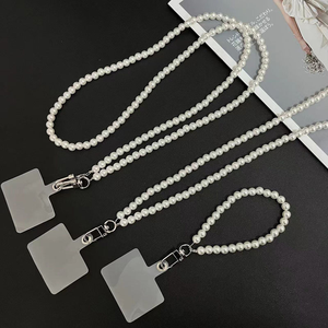 Chaîne de téléphone portable perlée universelle anti-perte, bracelet long ou court, cordon tour de cou ou bandoulière - Product Image 1