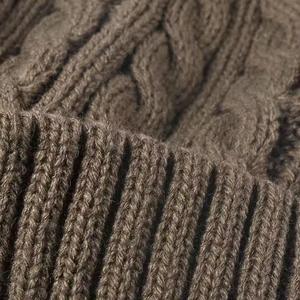 Bonnets en tricot classiques pour hommes, vente en gros, bonnets en laine confortables, chapeaux d'hiver élégants et chauds, mode polyvalente pour le temps froid - Product Image 3