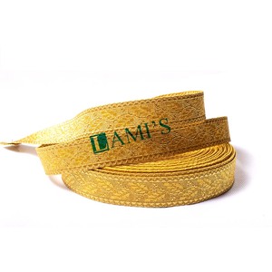 Cinta de encaje trenzada dorada OEM para vestimenta, ribete de encaje trenzado dorado para vestimenta - Product Image 2