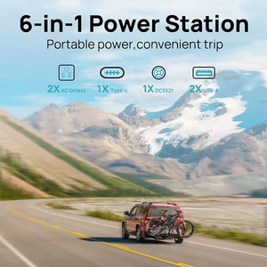 Fast Charging Solar <b>Generator</b> 300W 268.8Wh Outdoor Portable Lithium Battery Power Station <b>for</b> <b>Camping</b> - Product Image 5