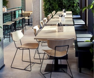 Hot Sale Modern Ergonomic <b>Chair</b> with Multicolor Plywood Seat Eco-Friendly Metal Legs for Home Hotels Villas USA EU Korea Japan - Product Image 2