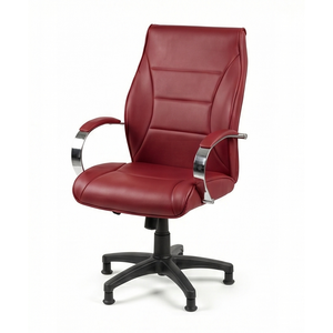 Top Quality Snow Faux Leather Ergonomic Guest Office <b>Chair</b> Star Base for Wholesale - Product Image 4