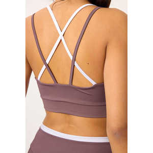 ชุดเลกกิ้งเอวสูงทรงสลิมสำหรับผู้หญิง Tommylife Wholesale รุ่น 95333 สี Dusty Rose - Dusty Rose/Dusty Rose - Product Image 4