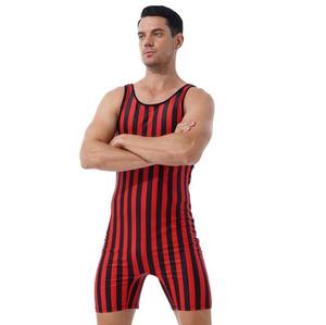 Costumes de lutte confortables pour hommes Body une pièce sur mesure avec design cool imprimé vente en gros vêtements de lutte - Product Image 3