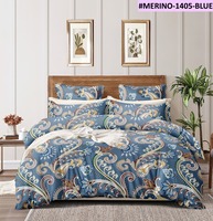Ensemble de literie de qualité supérieure, doux, lisse, personnalisé, taille king, imprimé, simple, organique, respirant, écologique, 130 GSM, durable