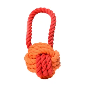 2022 New Design Rope Ball Dog Pet Toys In Wholesale Bulk Quantity Multi Colour Ropes Toy For Dogs Pets Accessories Suppliers