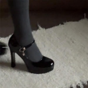 รองเท้าสไตล์ฝรั่งเศสแบบแมรี่เจนรุ่นล่าสุดสำหรับฤดูใบไม้ผลิและฤดูร้อน รองเท้าส้นเตี้ยหนังพื้นหนาสไตล์อังกฤษแบบเรโทร รองเท้าส้นสูงหวานๆ เท่ๆ - Product Image 4