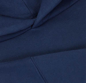 <b>Navy</b> Blue Winter 100% Cotton Pullover Hooded Unisex Drop Shoulder Solid Color Custom Printed Embroidery Logo Hoodies for <b>Man</b> - Product Image 5