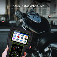 Escáner de Diagnóstico para Motocicletas M100 Pro, Herramienta de Diagnóstico de Fallas OBD2, Probador de Batería de 12V Inalámbrico