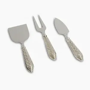Elegante Juego de Cuchillos para Queso con Mango de Piedra, Cuchillos Esparcidores de Acero Inoxidable, Ecológicos, Aptos para Lavavajillas, Utensilios de Cocina Premium - Product Image 5