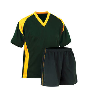 Custom soccer uniform for men made with breathable fabric and durable stitching available with team logo and number printing - Product Image 4