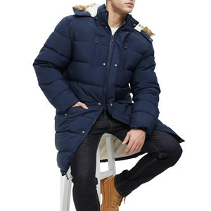 เสื้อพาร์เก็ตมีฮู้ดสำหรับผู้ชายเสื้อแจ็คเก็ตแฟชั่นสำหรับฤดูหนาวเสื้อแจ็คเก็ตขนปุยแบบสั่งทำสำหรับฤดูหนาว - Product Image 1