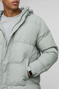 Blouson Bomber d'Hiver pour Homme, Personnalisé OEM/ODM, Brodé sur le Devant, Fermeture Éclair Intégrale, Imperméable, Coupe-Vent, Rembourré Épais, à Capuche, Style Urbain - Product Image 4