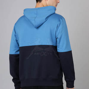 Pure Cotton Men <b>Hoodie</b> With Elastic Hem For <b>Snug</b> Fit Lightweight And Soft Basics Cotton Blended <b>Hoodie</b> - Product Image 4