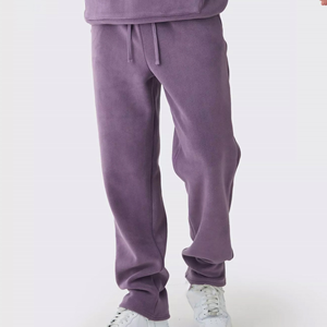 Pantalons de survêtement pour hommes, coupe ample, décontractés, lavés, lourds, sur mesure, taille élastique, style streetwear, grande taille - Product Image 3
