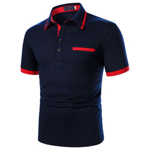 Camisas Profesionales para Hombre Hechas a Medida, de Alta Calidad, 100% Algodón, Diseño de Logotipo con Patrón Sólido, Tejido de Punto, Secado Rápido, Manga Corta - Product Image 3