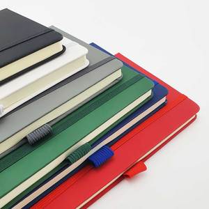 Cuadernos Minimalistas de PU con Portaplumas, Organizador/Planificador Portátil en Tamaño A5 - Product Image 3