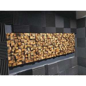 Decoración de Pared de Mosaico de Madera Quemada Vintage, Adorno de Pared Retro Único, Tamaños de 2x1.5 a 6x3 - Product Image 2