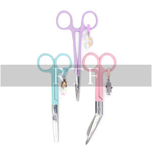 3PCS Raw Fine Manual Lister Bandage Scissors Straight Hemostat Forceps Set Stainless Steel Mirror Finished 5.5Inch Medical - Product Image 6