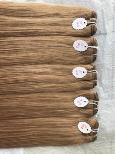 Mèches de cheveux humains vierges bruts non traités, cuticule vierge bohème alignée couleur n ° 12, pas d'enchevêtrement, pas de perte, cheveux tirés simples - Product Image 6