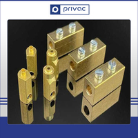 Pièces métalliques personnalisables pour interrupteurs et prises, Bornier en laiton, Connexion électrique, Prise en laiton, Bande de bornes à vis en cuivre et laiton