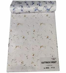 Tela de Poliéster Ecológica Ligera de 50 g/m², Estampado Hattrick, Diseño Liso, Acabado Suave, Multicolor, para Camisas de Niñas - Product Image 3