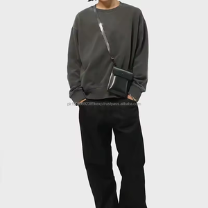 Sudadera con Capucha Personalizada para Hombre, Estilo Urbano, con Bolsillo Delantero, Informal, de Felpa Gruesa de 400g, Lavada al Ácido - Product Image 3