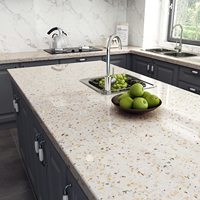 Dalles de granit noir Galaxy de haute qualité pour plans de travail de cuisine, revêtement mural, carrelage à motif ondulé, pierre naturelle, taille découpée