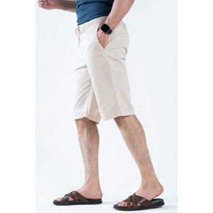 กางเกงขาสั้น DINO Sporty Summer ผ้าฝ้ายผสมสแปนเด็กซ์ ระบายอากาศได้ดี ไซส์ XS ถึง 6XL กางเกงขาสั้นเอวยางยืด รูดเชือกผูก แต่งโลโก้ - Product Image 5
