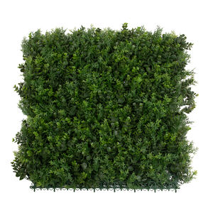 جدار نباتات صناعية من Shein بأبعاد 50×50 سم، ورق شجر صناعي للخصوصية في الحديقة المنزلية والديكورات الداخلية الحديثة - Product Image 2