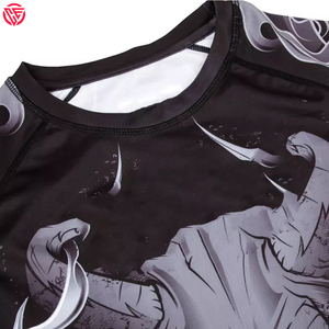 Rashguard unisexe à manches longues de haute qualité, 100 % polyester, anti-UV, 220 g, fabrication sur mesure, fournisseur performant - Product Image 6