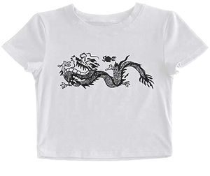 Camiseta Corta de Lona Transpirable y Ecológica para Mujer, 200 g/m², Diseño Sólido, Estilo Holgado, Estampado Informal para Verano - Product Image 3