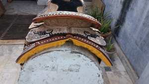 อานม้าม้าม้าม้าสีเงินแบบปรับแต่งขนาดได้หนังแท้มีให้เลือกหลายสีและหลายขนาด - Product Image 5