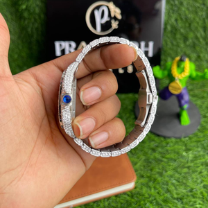 Montre Hip Hop Moissanite en diamant couleur or rose Prix de gros - Product Image 4