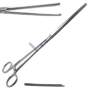 <b>Veterinary</b> Stainless Steel <b>Instruments</b> 12\" Rochester Straight Forceps Manual Powered <b>Surgical</b> Hemostat - Product Image 1