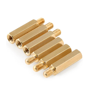 Meilleur fournisseur d'accessoires de connecteurs électriques : entretoise mâle hexagonale filetée en laiton pour panneau de circuit imprimé électrique - Product Image 1