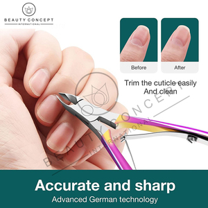 Cortauñas de Acero Inoxidable de la Mejor Calidad, Multicolor, Ecológico, del Mejor Proveedor, Cortauñas de Acero para Cutículas de Beauty Concept - Product Image 4