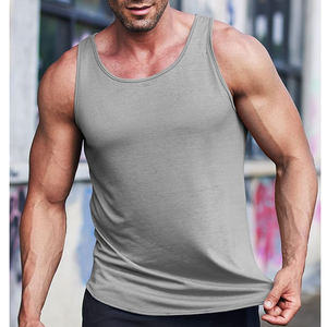 Camiseta Deportiva Personalizada con Logotipo al por Mayor para Hombre, Camiseta sin Mangas de Secado Rápido para Fitness, Running, Ciclismo al Aire Libre - Product Image 6