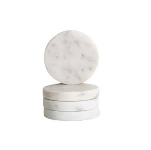 Dessous de verre en marbre 100% de meilleure forme Dessous de verre en marbre naturel moderne de luxe pour la boisson et le thé à la maison - Product Image 6