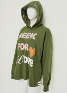 Wholesale Premium Quality <b>Oversize</b> Crop <b>Hoodie</b> 100% Cotton Terry Winter <b>Long</b> Printed Puff Customizable Design Logos Sportswear - Product Image 5