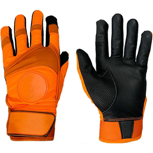 Gants de baseball et de softball pour hommes adultes conçus sur mesure, en cuir PU professionnel, sports de plein air, logo personnalisé, fabriqué en polyester durable - Product Image 1